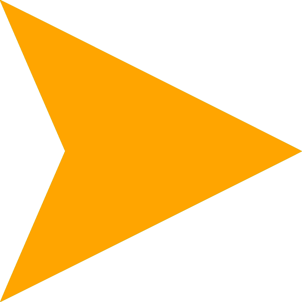 Orange animated right arrow