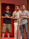 Néstor Vallejo, 3er premio por "Casa con dos puertas, mala es de guardar" en el Certamen de Teatro Clásico Amateur Luis Molina de Almagro.